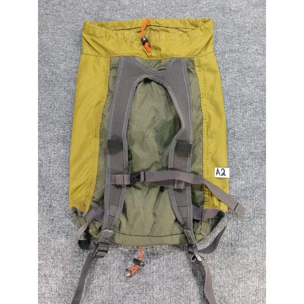 REI Flash 18 Backpack Lightweight Hiking Daypack Olive Green Yellow 18L